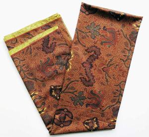 コットンプリントバティック15519