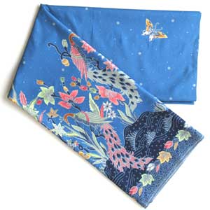 コットンプリントバティック15522