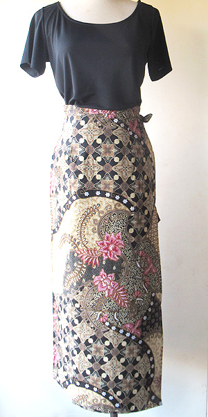 バティック巻きスカート70077F