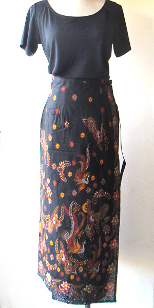 バティック巻きスカート70077K