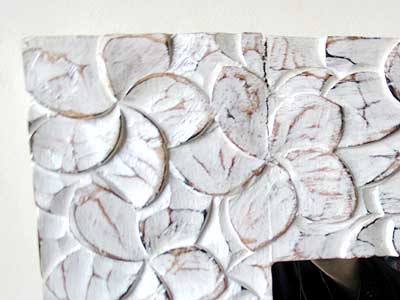 バリの鏡・ミラーフレームわけあり