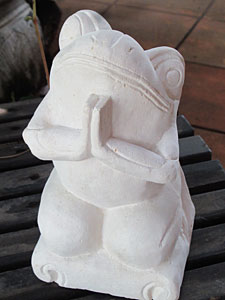 石像カエル・お祈り11214アウトレット11214J