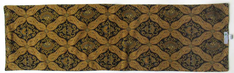 バティック・テーブルセンターブラウン