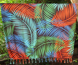 バリ島のパレオ・椰子の葉15910B